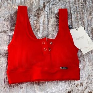 Bombshell sportswear red seamless set